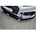 Накладка сплиттер на передний бампер на Audi RS5 B9 Coupe